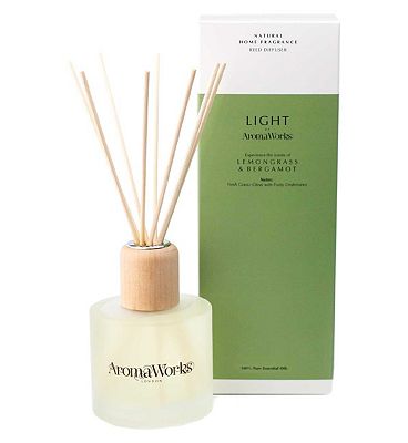 AromaWorks Lemongrass & Bergamot Reed Diffuser 200ml