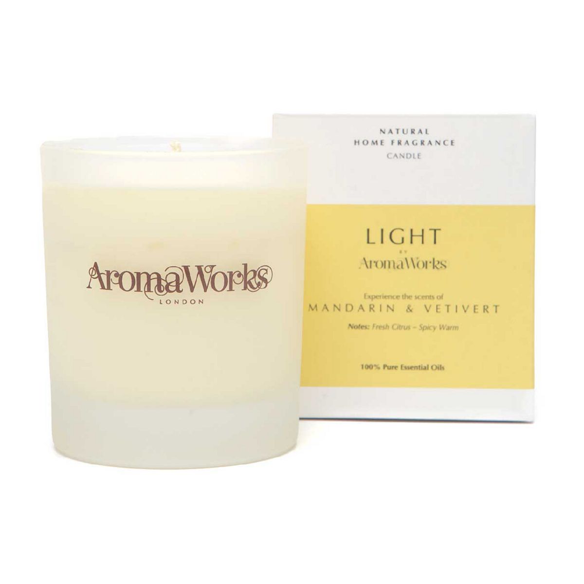 Aroma Works Aromaworks Mandarin & Vetivert Candle 30Cl