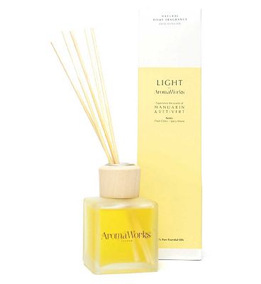 AromaWorks Mandarin and Vetivert Reed Diffuser 100ml