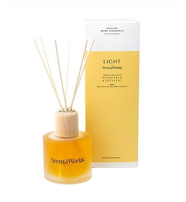 AromaWorks Mandarin and Vetivert Reed Diffuser 200ml