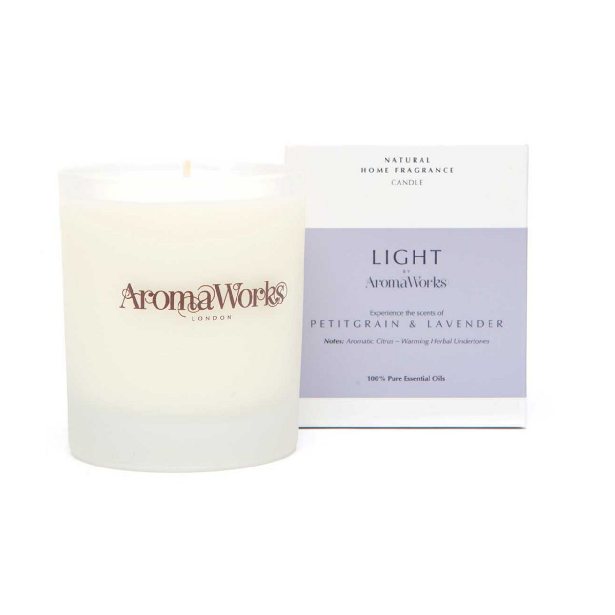 Aroma Works Aromaworks Petitgrain And Lavender Candle 30Cl