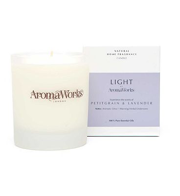 AromaWorks Petitgrain and Lavender Candle 30cl