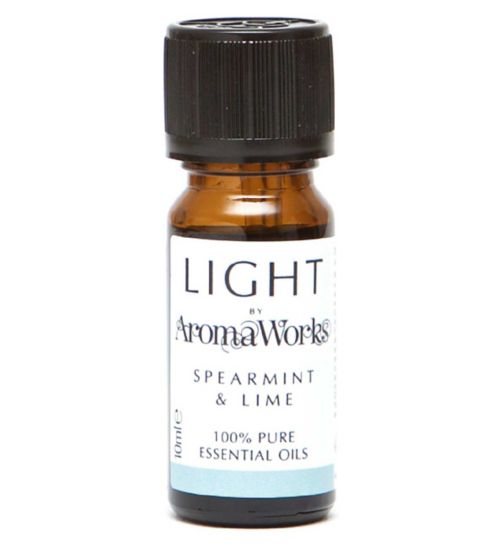 AromaWorks London Light Range - Spearmint and Lime 10ml Essential Oil
