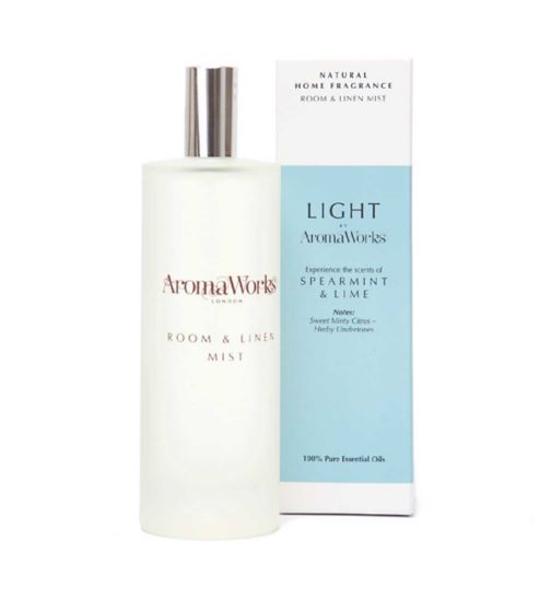 AromaWorks London Light Range - Spearmint & Lime Room Mist