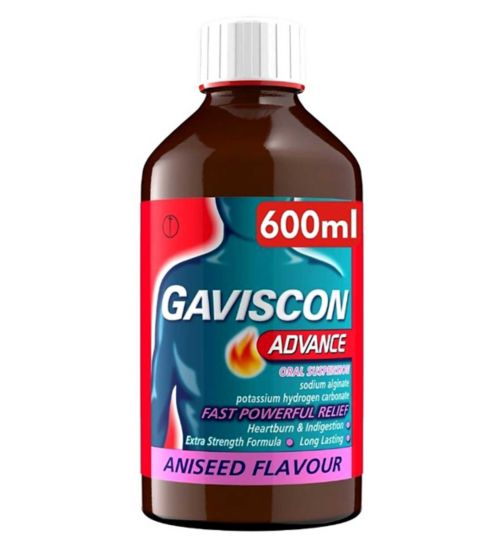 Gaviscon Advance Aniseed Flavour Liquid Oral Suspension 600ml