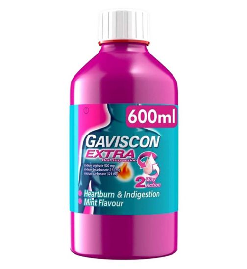 Gaviscon Extra Mint Flavour Oral Suspension 600ml