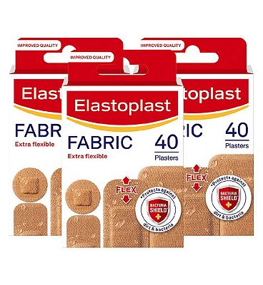 Elastoplast Fabric Plasters 40 x 3 Bundle