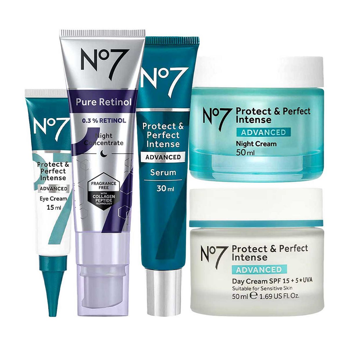 No7 Protect & Perfect Intense Advanced Complete Retinol Regime