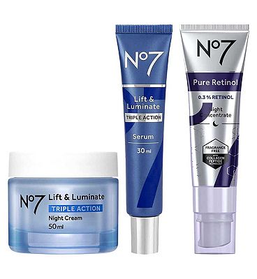 No7 Lift & Luminate TRIPLE ACTION Night Regime