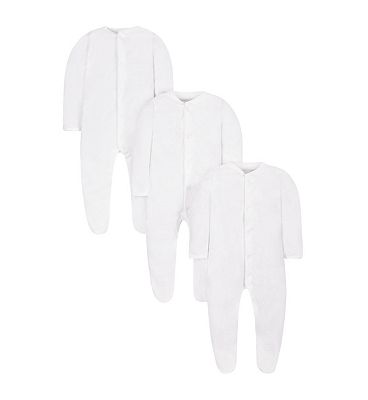 U 3PK SLP TERRY/WHITE/ Up To 5 lbs