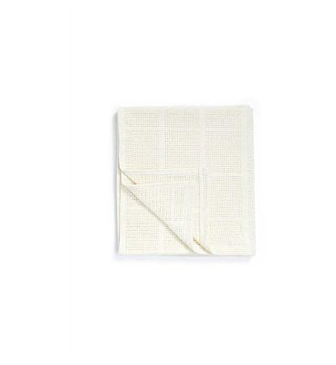 Mothercare Cot/Cot bed Cellular Cotton Blanket- Cream
