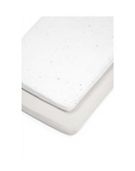 Mothercare White Jersey Cotton Fitted Cotbed Sheets 2 Pack Boots