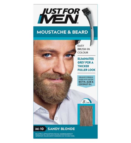 Just For Men Moustache & Beards Brush-In Gel Sandy Blonde 28ml