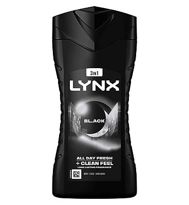 Lynx Black Shower Gel 225ml