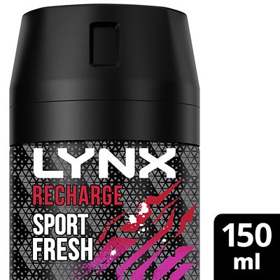 Lynx Sport Body Spray Arctic Mint & Cooling Spices Recharge150ml