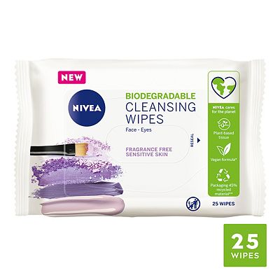 NIVEA Cleansing Face Wipes for Sensitive Skin 25pcs