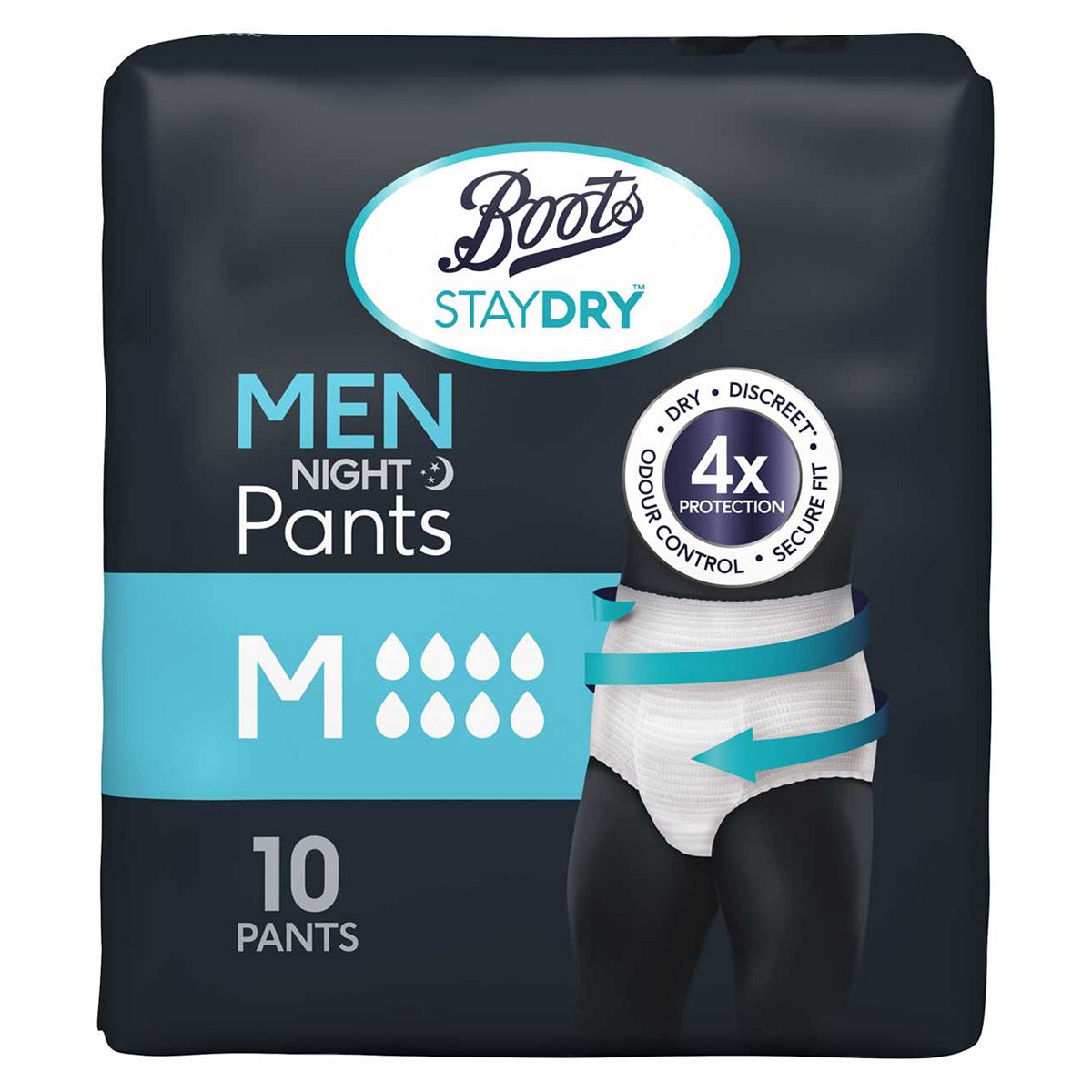 Staydry Boots Men's Night Pants Medium - 10