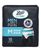 Boots Staydry Slip Medium/Large - 80 Pairs (8 Pack Bundle