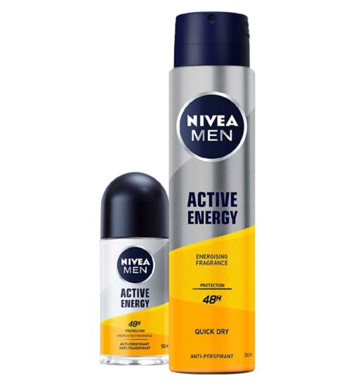 NIVEA MEN Active Energy Anti-Perspirant Deodorant Spray 250m