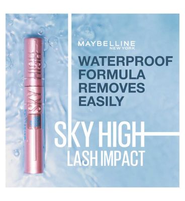 Maybelline Mascara, Lash Sensational Sky High, Lengthening, Waterproof Black, 7.2ml (4)