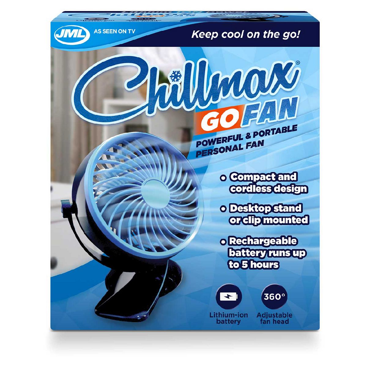 Jml Chillmax Go Fan Black