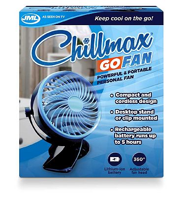 JML Chillmax Go Fan Black