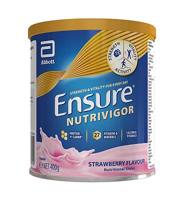 Ensure NutriVigor, 400g, Strawberry Flavour Nutritional Shake