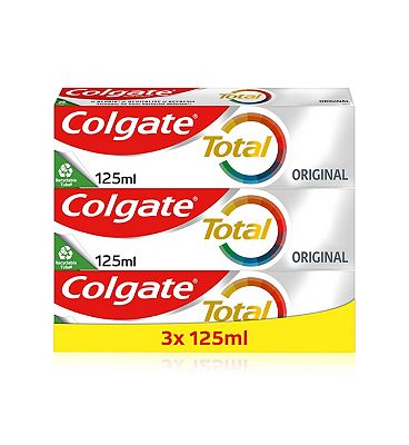 Click to view product details and reviews for Colgate Total Original Toothpaste 125ml Pack Of 3.