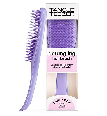 Tangle Teezer Naturally Curly Detangling Hairbrush, Purple Passion