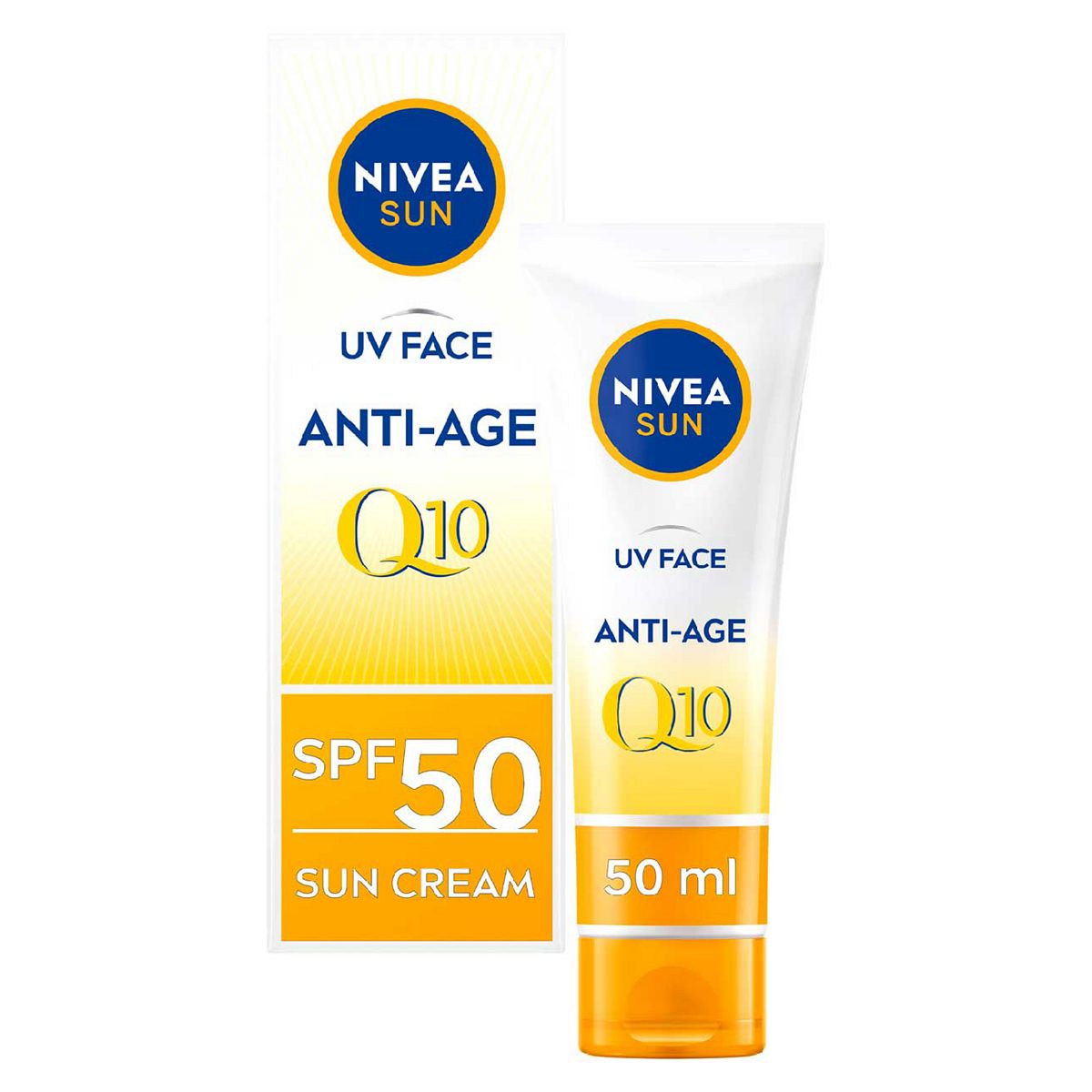 Nivea Sun Uv Face Q10 Anti-Age Cream Spf50 50Ml
