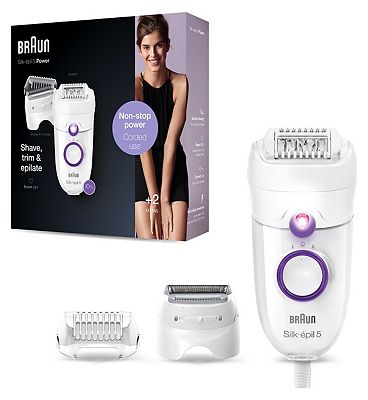 Braun Silk-epil 5 Wet & Dry Epilator - QVC UK