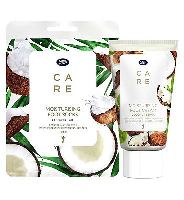 Boots Coconut Foot cream and Mask bundle