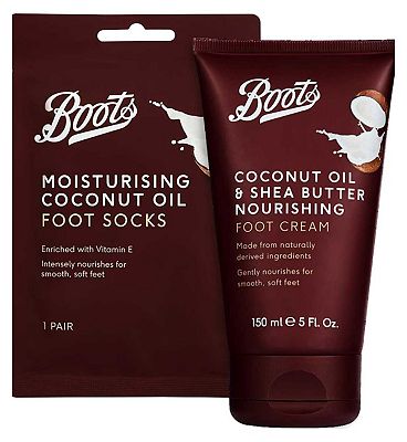 Boots Coconut Foot cream and Mask bundle