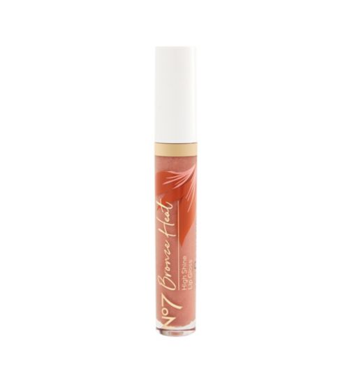 No7 Limited Edition  Bronze Heat High Shine Lip Gloss Sparkling Bronze