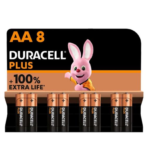 Duracell Plus batteries AA 8s