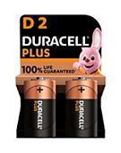 Duracell Plus 100% D 2pk