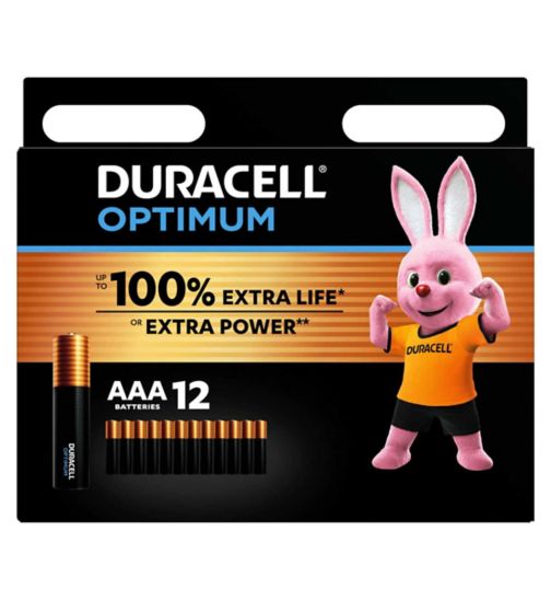 Duracell Optimum AAA batteries 12s