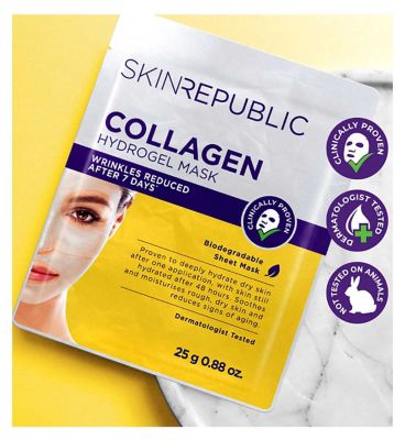 Skin Republic Collagen Hydrogel Face Sheet Mask 25ml (7)