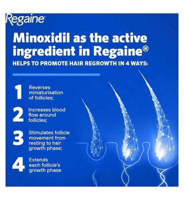 Regaine for Men Extra Strength Scalp Foam 5% w/w Cutaneous Foam - 3 Months Supply (5)