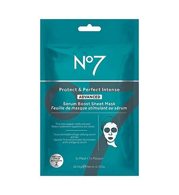 No7 Protect & Perfect Intense Advanced Serum Boost Sheet Mask