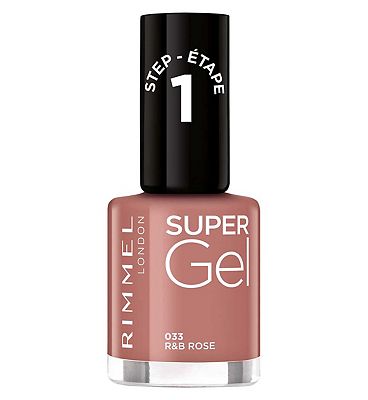 Rimmel London Supergel nail polish R&B Rose 12ml