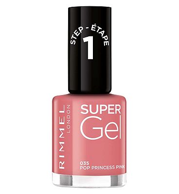 Rimmel London Supergel nail polish Pop Princess Pink 12ml