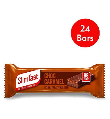 SlimFast Chocolate Caramel Snack Bar bundle - 24 bars