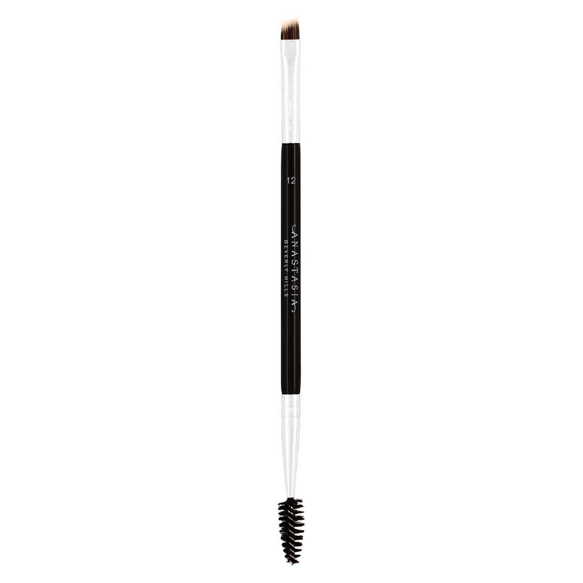 Anastasia Beverly Hills Brush #12 - Dual Ended Firm Angled Cream