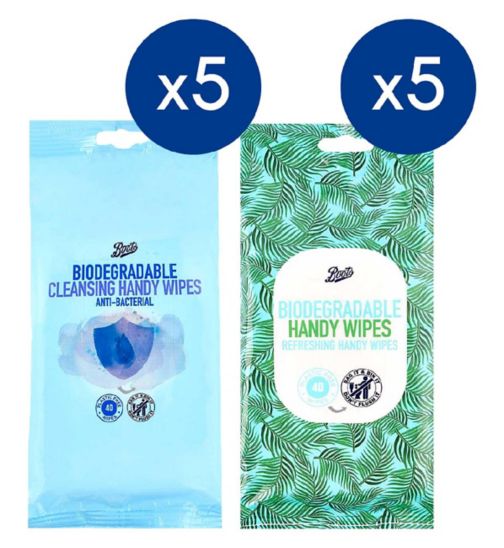 Boots 40's handy wipes