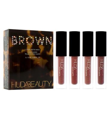 Huda Beauty Liquid Matte Mini Browns