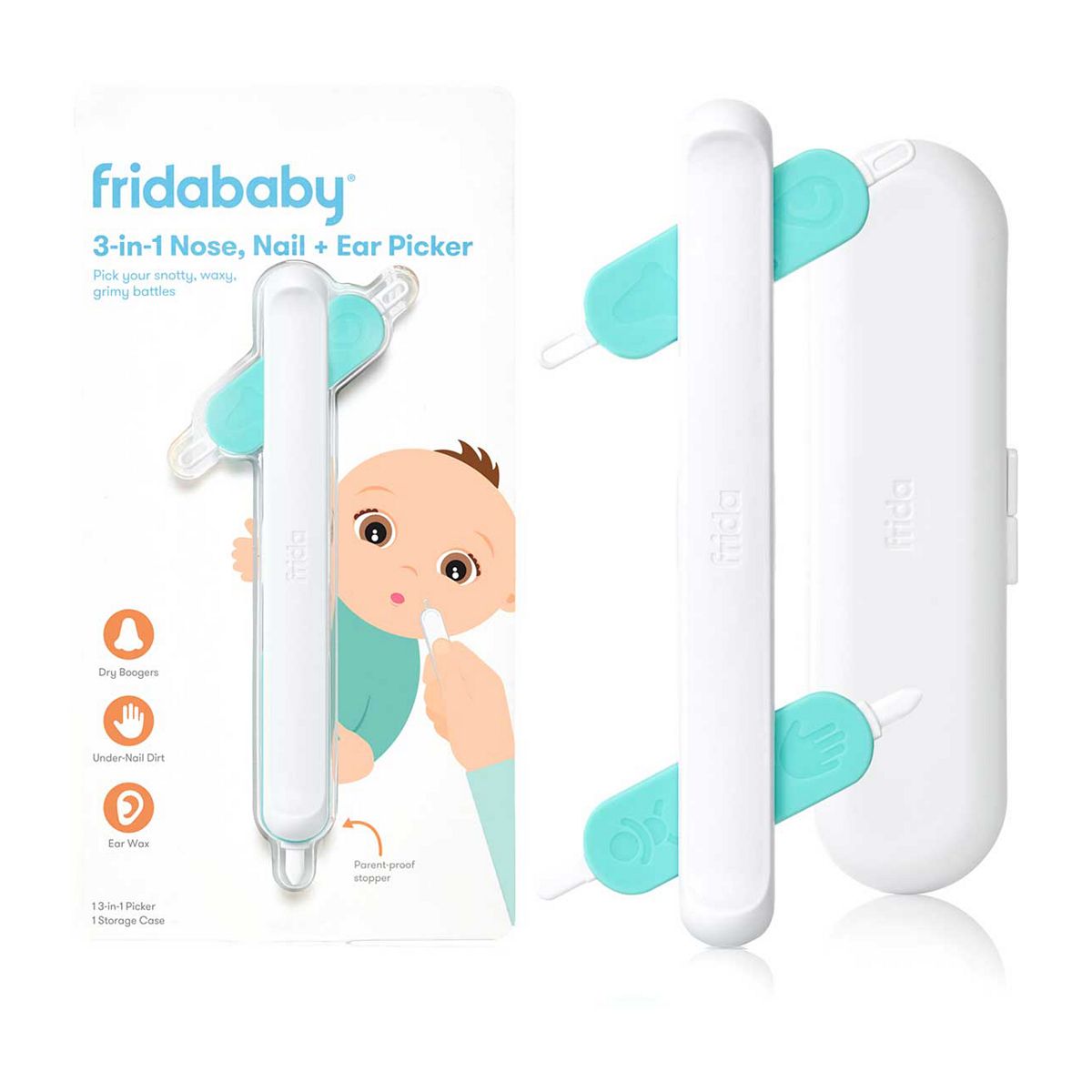 Fridababy Frida Baby 3-In-1 Nose, Nail + Ear Picker