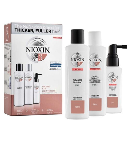 NIOXIN 3-part System 3 Trial Kit for Coloured Hair with Light Thinning
