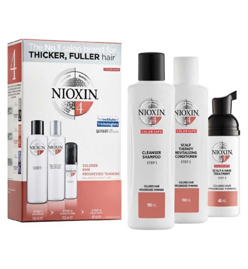 NIOXIN 3-part System 4 Trial Kit for Coloured Hair with Progressed Thinning