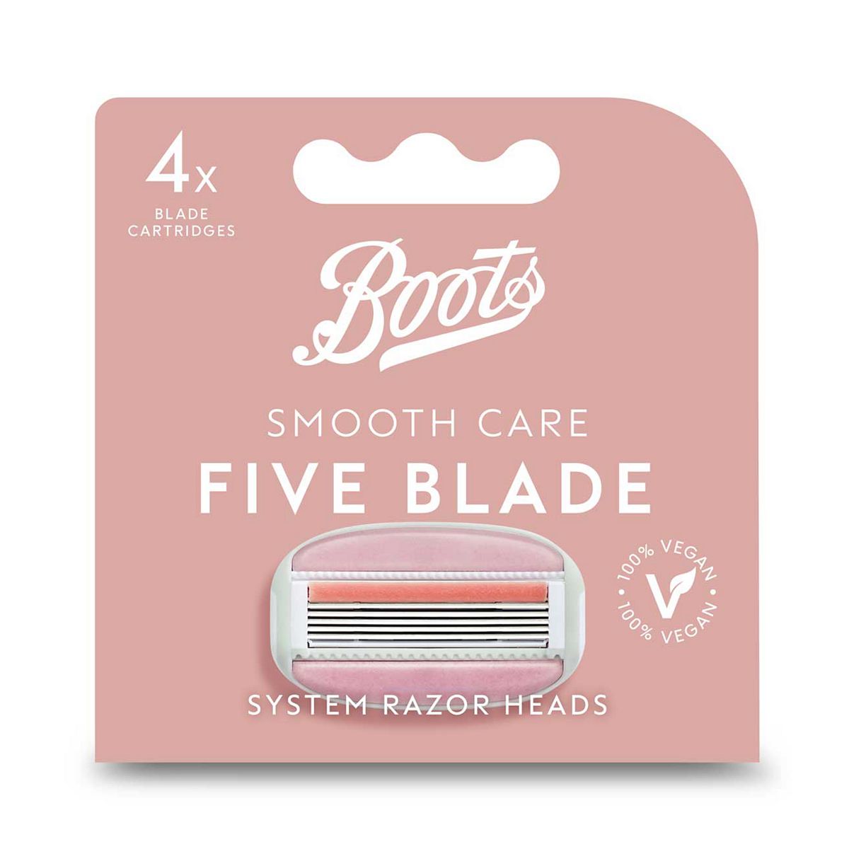   Smooth Care 5 Blade System Razor Refill Cartridges 4Pk